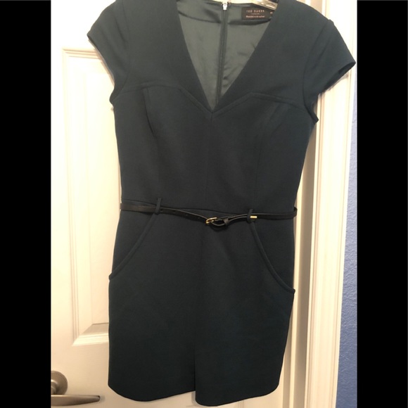 Ted Baker Romper- Forest Green.  Size 2 - Picture 2 of 8